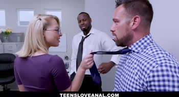 Zoey Monroe's Sizzling Blonde Threesome: DP Delight