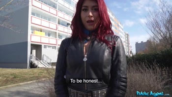 Public Agent - Pretty British Red Head Sucks Dick For Help Then Pounded
