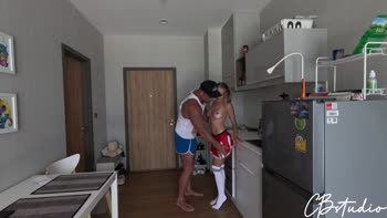 Cail Brodnevski's Date with a Blonde Cheerleader: Raw and Raunchy