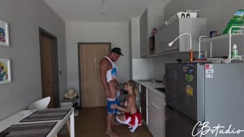Cail Brodnevski's Date with a Blonde Cheerleader: Raw and Raunchy
