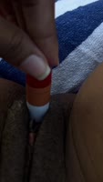 Up Her Skirt Squirting POV: Public Pleasure in the Parking Lot