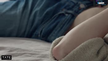 Step Sis Arden Tate's Solo Delight: Fingering to an Intense Orgasm