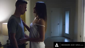Caught Red-Handed: Stepbrother Spies Bestie's Secret Threesome