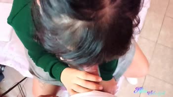 Innocent Teenager (18+)'s Homework Task Leads to Naughty Surprise!