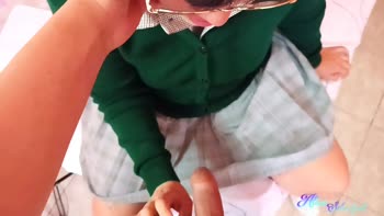 Innocent Teenager (18+)'s Homework Task Leads to Naughty Surprise!