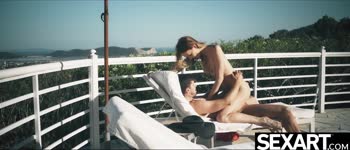 Belle Claire's Hot Blowjob & Steamy Cowgirl Ride with Kristof Cale