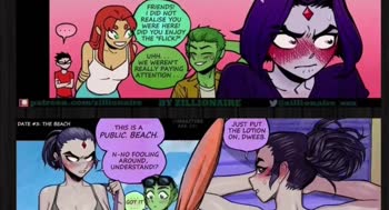 Teen (18+) Titans - Beast Boy and Raven's Dates