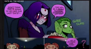 FairyLana as Raven in Beachside Booms and Movie Theater Thrills
