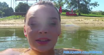 PublicAgent Bikini Girl with Big Tits Fucked at the Lake