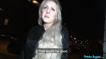 Her impressive boobs covered in my jizz - Public Agent
