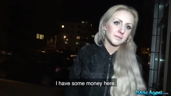 Her impressive boobs covered in my jizz - Public Agent