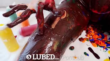 Chloe Temple's Lube-Drenched 60FPS Hardcore Ride