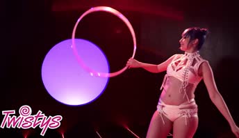 Jewelz Blu's Out-of-this-World Solo Adventure: Blue-Haired Hottie Teases and Tantalizes