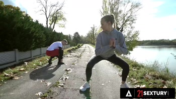 21 SEXTURY - Blonde Teen (18+) Ivi Rein Takes Deep Anal After Her Jog