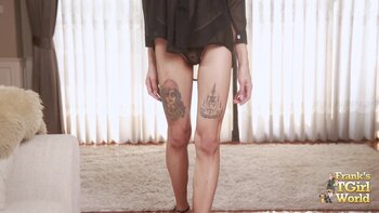 Nice's Sultry Solo: Brunette Bliss in High Heels