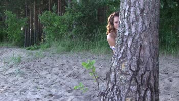 Sun-Kissed Solace: A Russian Teen (18+)'s Nude Beach Adventure