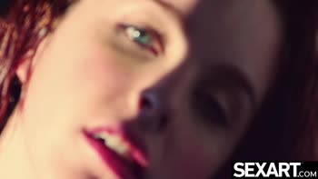 Ariel Rebel Licks Amarna Miller's Hot Redhead into Blazing Orgasm
