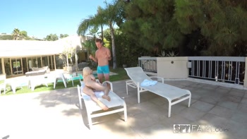 Stepbro Can't Resist Fucking Elsa's Tight Cunt When Parents Leave The House