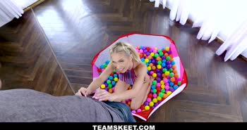 Sky Pierce Fucks Teen (18+) Blonde's Tiny Pigtails