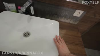 FoxyElf's Sizzling Shower Surprise: Doggystyle & Blowjob Delight