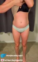 DayyTripper22's Sexy Strip Show: Shaved Pussy Up Close