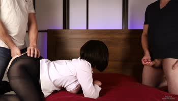 Bella Hentaigirl - Bella's Debt Delight: Wife Pays Off Husband's Bills