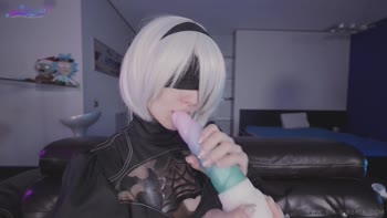 SiaSiberia - Sia Siberia's Ultimate Solo: Masturbating with Dildos in 2B Cosplay