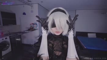 SiaSiberia - Sia Siberia's Ultimate Solo: Masturbating with Dildos in 2B Cosplay