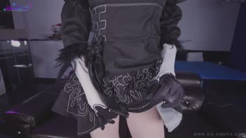 SiaSiberia - Sia Siberia's Ultimate Solo: Masturbating with Dildos in 2B Cosplay