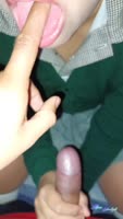 Stepdaughter's Naughty Oral Lessons from Stepmom's Husband