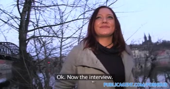 PublicAgent Brunette is paid for sex from a stranger on the street