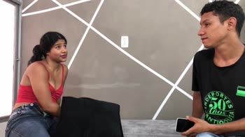 JohannaSK's Racy POV: Teen (18+) Sister Begs for Big Brother's Thick Cock