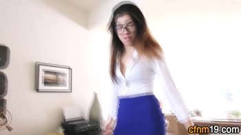INNOCENT HIGH - Cfnm teen (18+) intern creamed