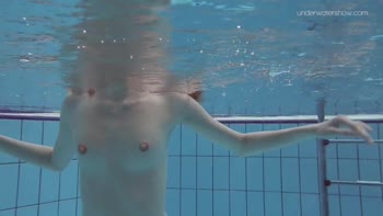 Anna's Sizzling Underwater Tease: Small-Titted Russian Babe