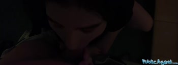 Public Agent Stood up Hottie Gets Fucked anyway
