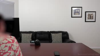 Jay Romero's Red Hot Casting Couch Threesome: Anal, Blowjob, and Creampie Frenzy