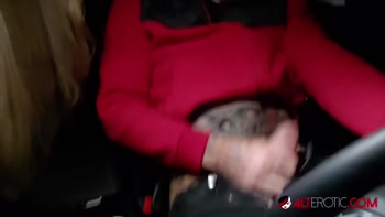 Sascha Ink's Hot Blonde Blowjob Ride