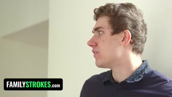 FamilyStrokes - Lucky Stud Bangs His Big Titted Stepmom And Thick Assed Stepsis In A Taboo Threesome