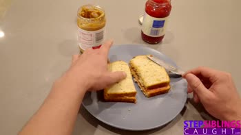 "Are You Perving On My Friend Again?" "No I'm Just Making A Sandwich"
