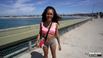Real Teens (18+) - Black Teen (18+) Scarlit Fucked During Casting