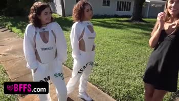 Mackenzie Mace & Leana Lovings Share BFF Orgy Fun in Explicit Foursome