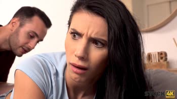 Raul Costa's Naughty Roommate Surprise: A Brunette Bombshell Stuck for Kinky Pleasure
