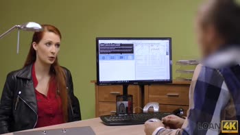 Spontaneous Office Seduction: Loan4K's Czech Casting
