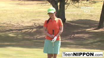Pink Fairways: Teen (18+) Japanese Beauty's Steamy Golf Course Fling