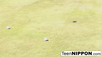 Pink Fairways: Teen (18+) Japanese Beauty's Steamy Golf Course Fling