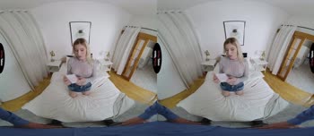 Blonde Babe's 180° Virtual Taboo Fantasy