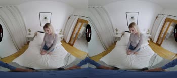 Blonde Babe's 180° Virtual Taboo Fantasy