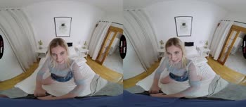 Blonde Babe's 180° Virtual Taboo Fantasy