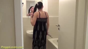 Rough Stepdad Lovin' Pregnant Stepdaughter's Nine-Month Craving