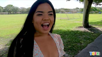 Summer Col's BBC Debut: A Juicy Latina's First Big Cock Experience